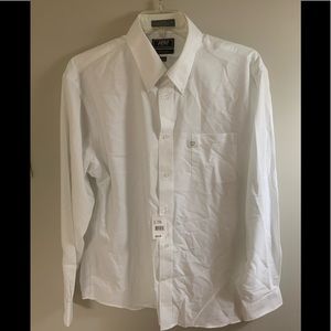 $5 RBM Collection Oxford White Long Sleeve Dress